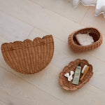 Load image into Gallery viewer, Lola Scalloped Wall Basket Set Of 2
