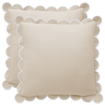 Load image into Gallery viewer, MARGOT scalloped pillow cover
