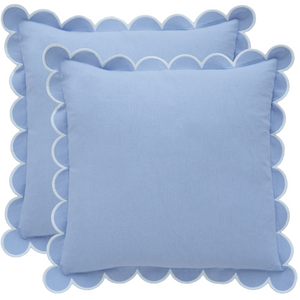 MARGOT scalloped pillow cover