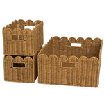 Load image into Gallery viewer, Petal Scalloped Storage Basket Set
