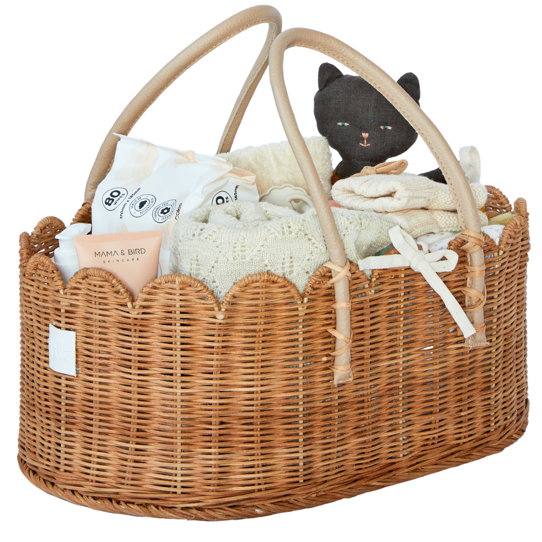 POPPY diaper caddy mocca