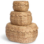 Load image into Gallery viewer, Fauna Scalloped Basket Set Sand
