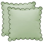 Load image into Gallery viewer, MARGOT scalloped pillow cover
