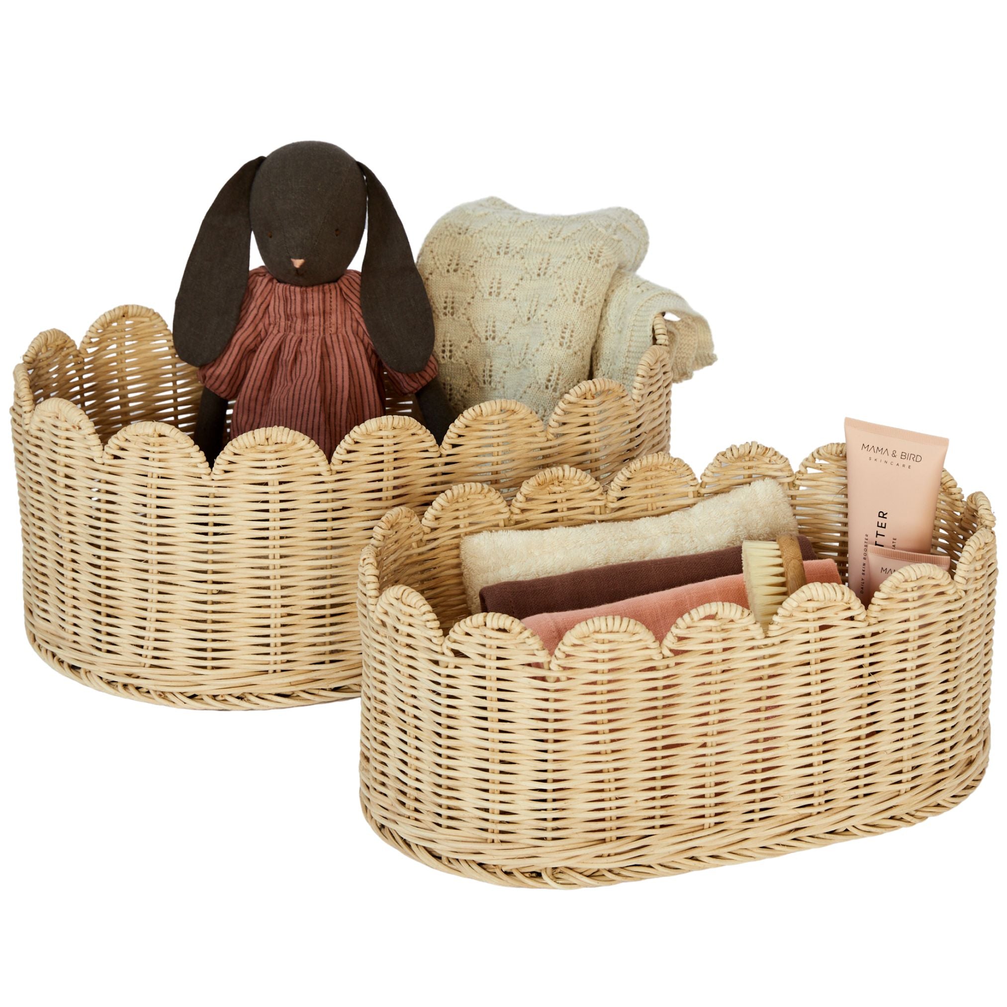 BELLE Scalloped Basket Set