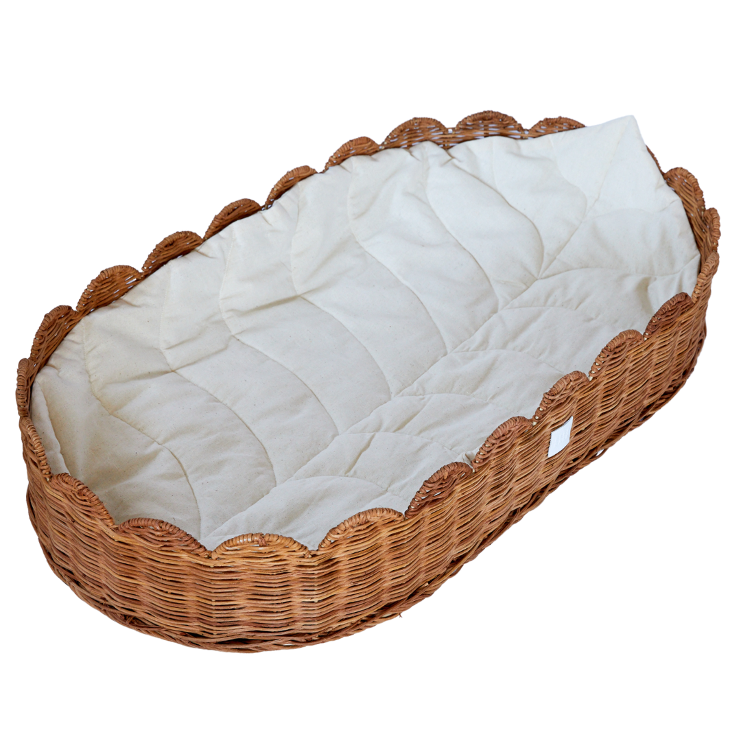 FLORENCE baby changing basket mocca