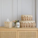 Load image into Gallery viewer, Flora Scalloped Basket Set
