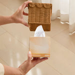 Load image into Gallery viewer, Bonnie Scalloped Square Tissue Box Cover
