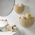 Load image into Gallery viewer, Lola Scalloped Wall Basket Set Of 2
