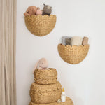 Load image into Gallery viewer, Lola Scalloped Wall Basket Sand
