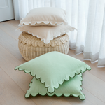 Load image into Gallery viewer, MARGOT scalloped pillow cover
