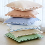 Load image into Gallery viewer, MARGOT scalloped pillow cover
