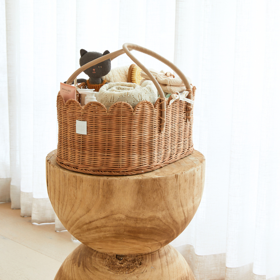 POPPY diaper caddy mocca