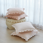 Load image into Gallery viewer, MARGOT scalloped pillow cover
