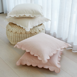 Load image into Gallery viewer, MARGOT scalloped pillow cover
