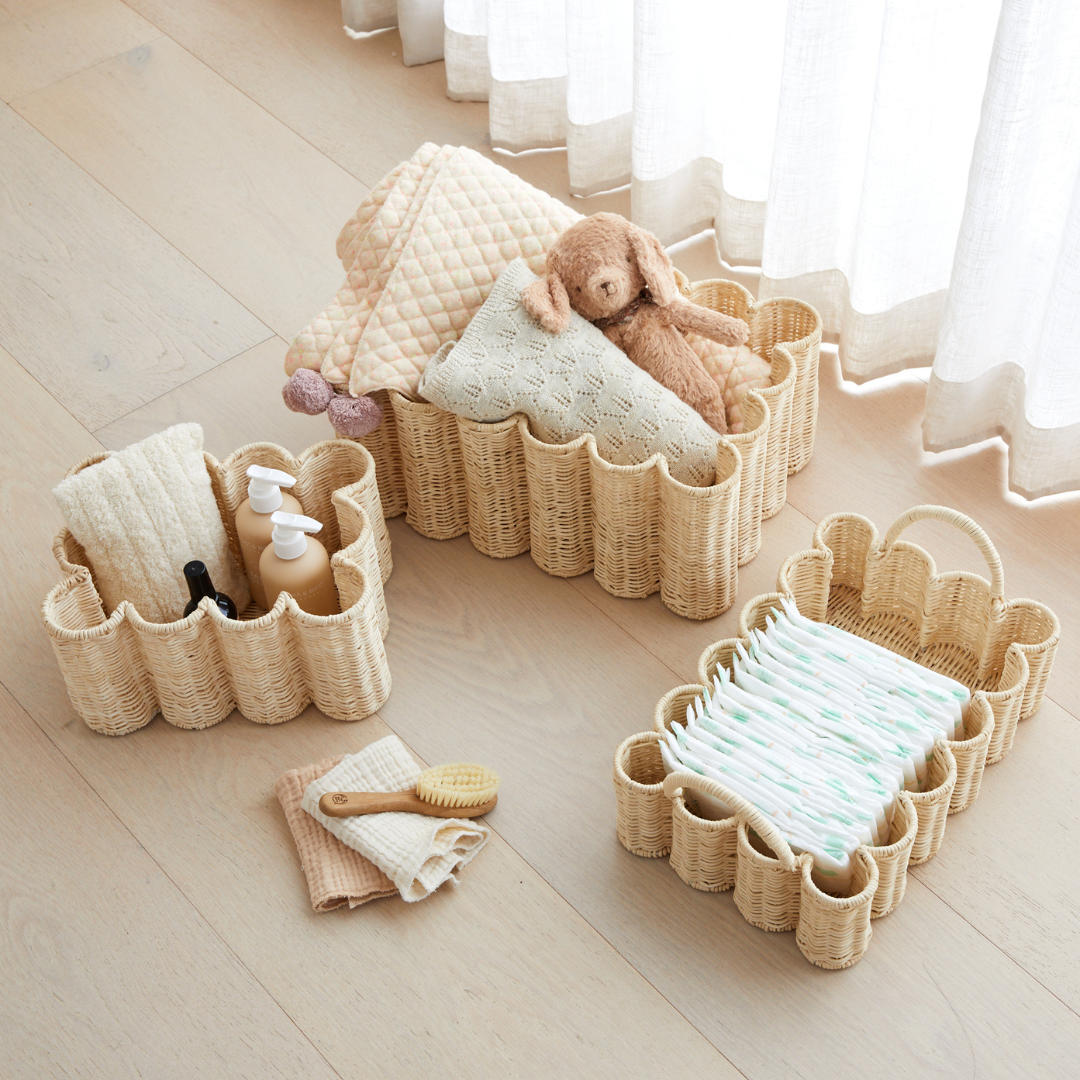 BLOSSOM wavy basket set