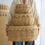 Load image into Gallery viewer, Fauna Scalloped Basket Set Sand
