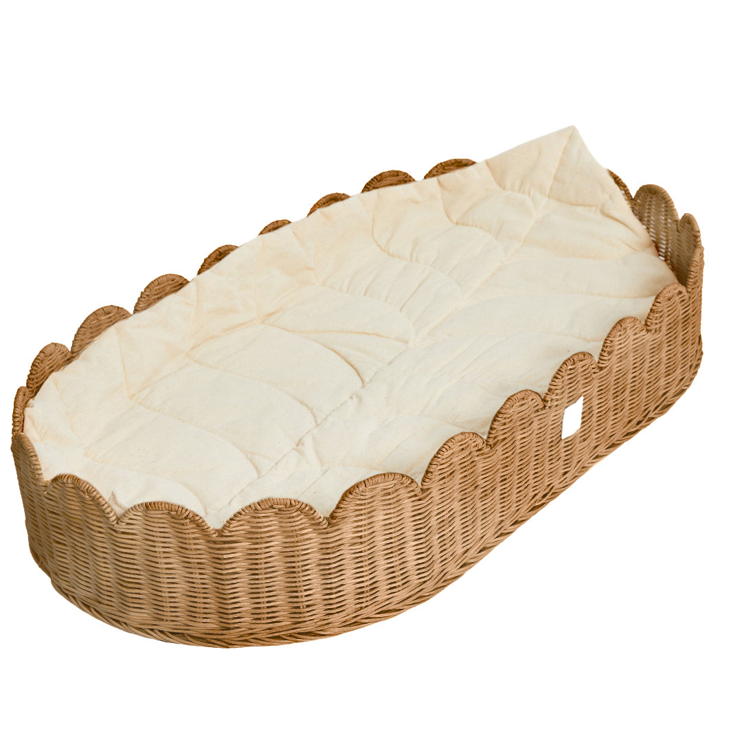 FLORENCE baby changing basket mocca