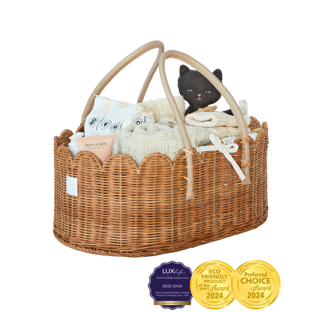 POPPY diaper caddy mocca