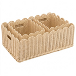 Load image into Gallery viewer, Petal Scalloped Storage Basket Set
