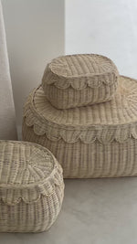 Load and play video in Gallery viewer, Fauna Scalloped Basket Set
