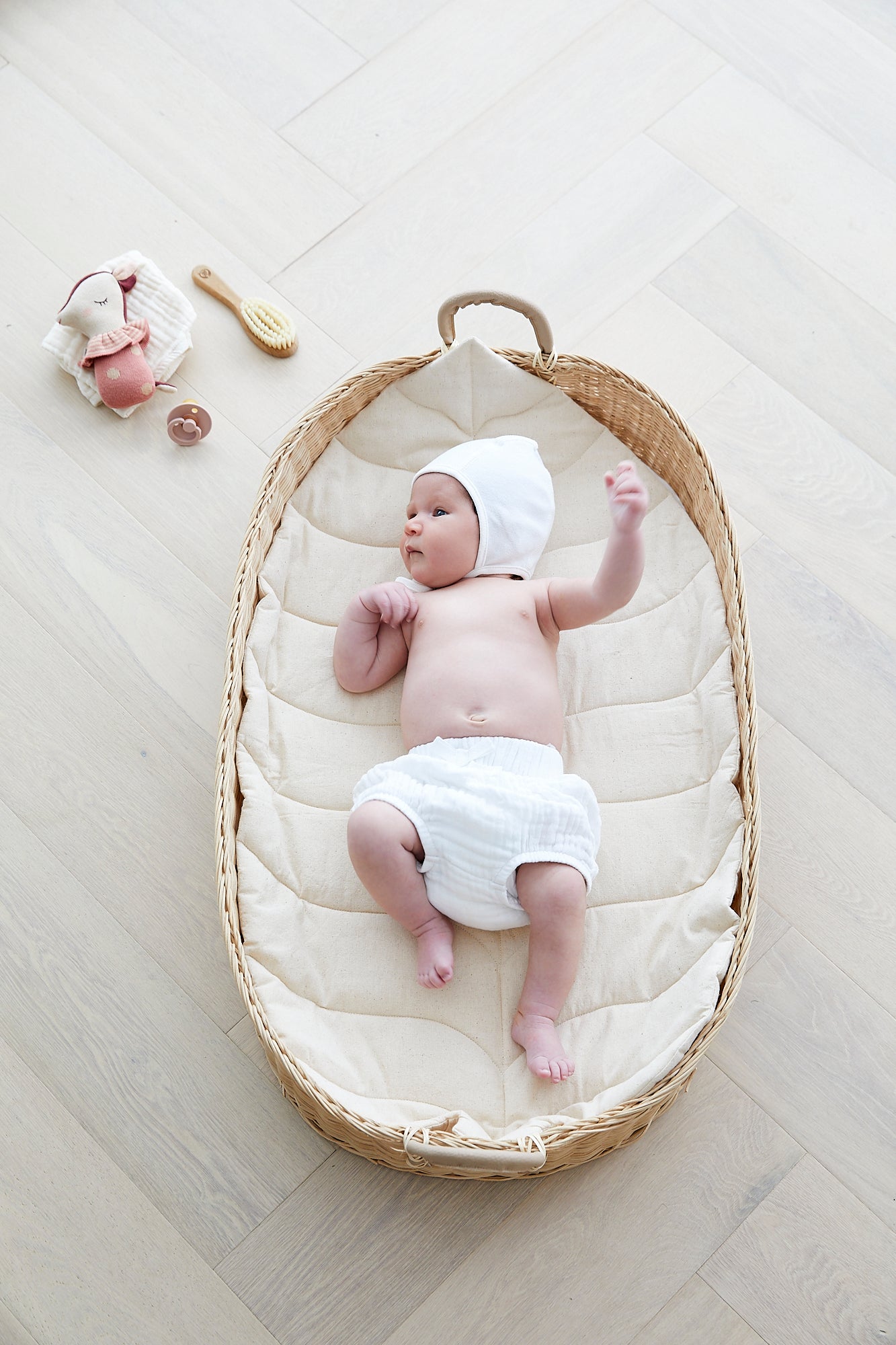 LUNA baby changing basket set