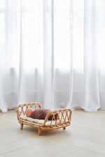 Load image into Gallery viewer, BON BON rattan doll bed
